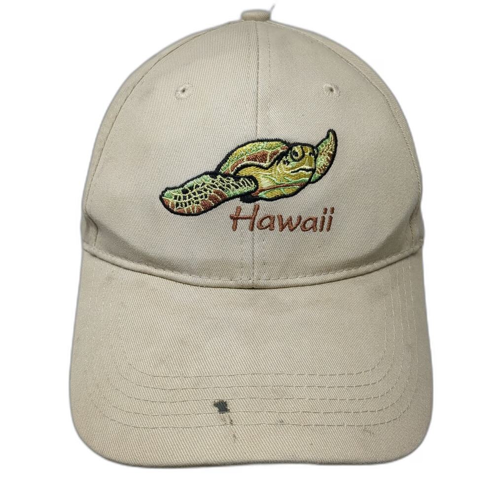 Arctic Circle Baseball Cap Beige One Size Hawaii Sea Turtle Tour Strapback Hat